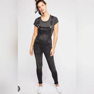 Free People Lexden Super Skinny Denim Overalls